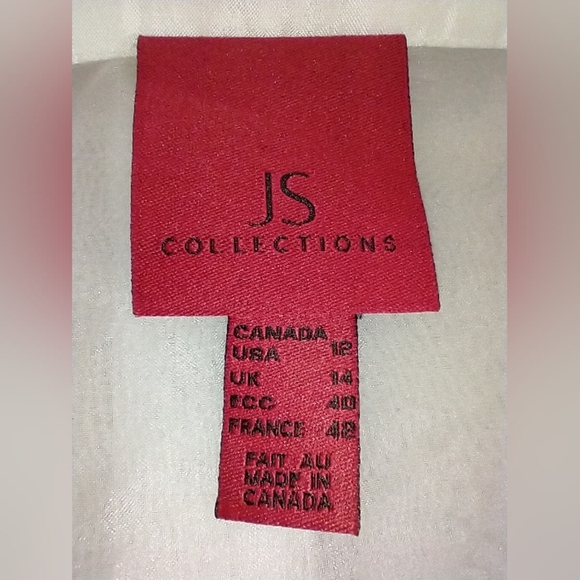 SHEER WHITE BLOUSE WITH RHINESTONE CUFFS - Picture 9 of 11